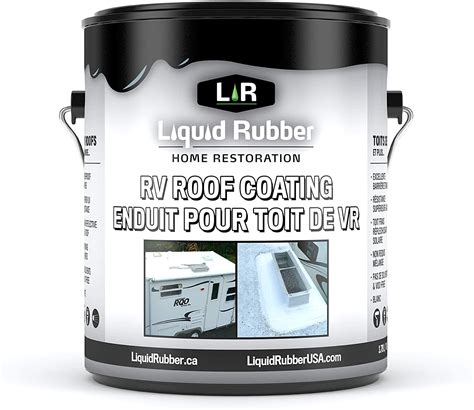 Liquid Rubber Rv Roof Coating Solar Reflective Sealant Waterproof