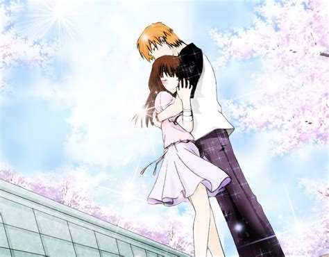 Anime Couple Cute Fruits Basket Hug Kyo Image
