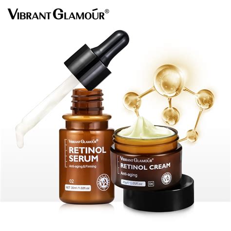 Vibrant Glamour Fda Retinol Set Face Creamfacial Serum Va Anti Aging