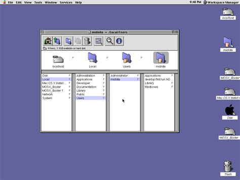 The Very First Version Of Mac Os X Cheetah How Much The Gui Has