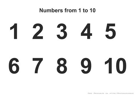 10 Best Large Printable Numbers 1 9 Printableecom 10 Best Printable