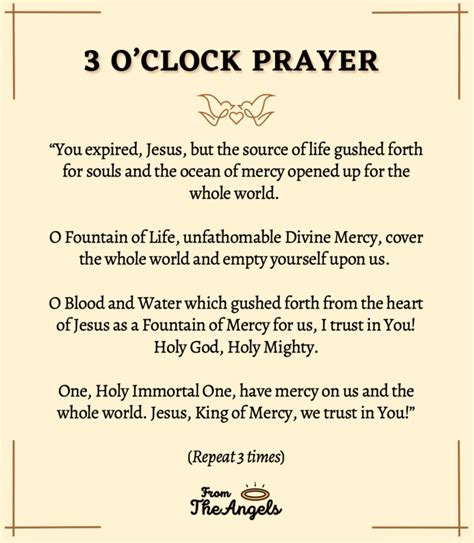 3 Oclock Prayer And How To Pray The Divine Mercy Chaplet