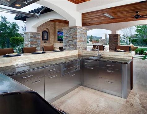 Outdoor Kitchen Cabinet Designs