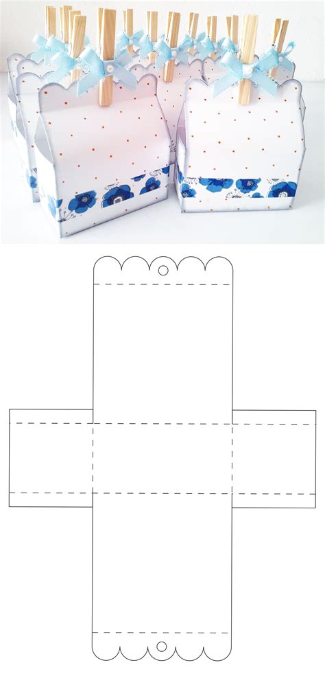 Moldes De Cajas Con Dibujos Plantillas De Cajas Para Paper Crafts Diy