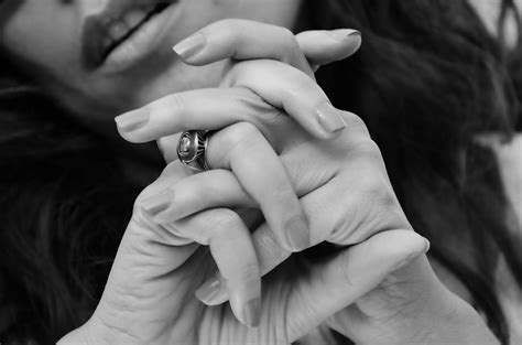 Hands Of Sensual Adult Woman Close Up Free Image Download