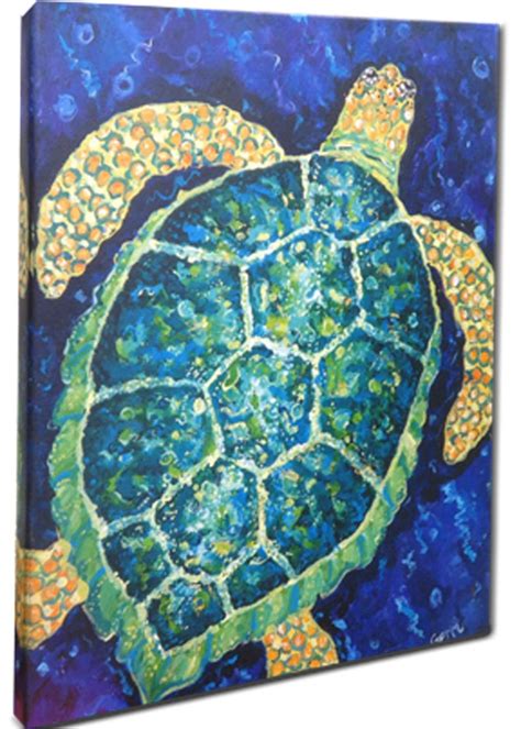 Sea Turtle Art Print Giclee Arte De Tortugas Marinas Tortugas