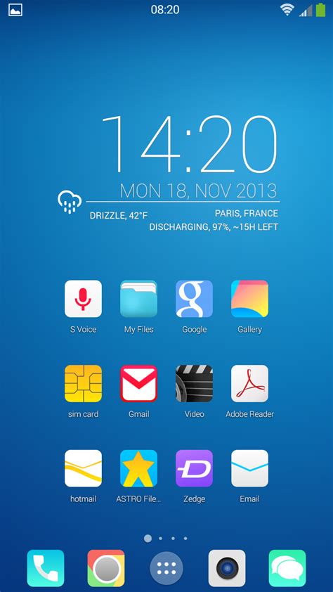 Themes For Android New Android 44 Kit Kat Concept Hd For Any Launcher