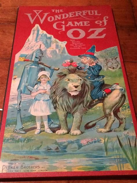 Wizard Of Oz Game 1921 Wizard Of Oz Games Wizard Of Oz Book Nerd
