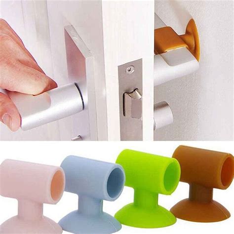 Elitebaby door stopper child proofing finger protector foam bumper guards 2 pack. 1PC Self Adhesive Wall Protector Door Handle Crash Pad ...