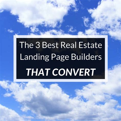 The Best Realtor Landing Page Services And Examples To Get You Leads