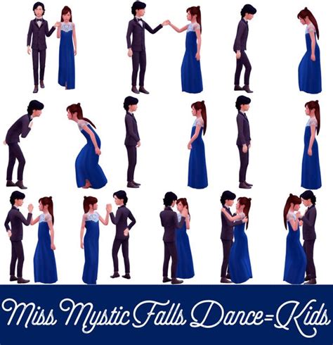 Miss Mystic Falls Dance Poses Kids Atashi77 Sims 4 Couple Poses