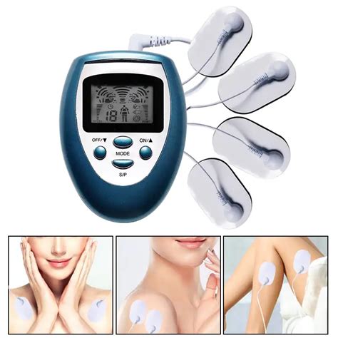 Pulse Tens Acupuncture Electric Body Massage 8 Models Digital Therapy Machine 4pads Electrical