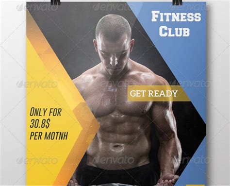 20 Fitness Flyer Template Psd For Fitness Center Gym And
