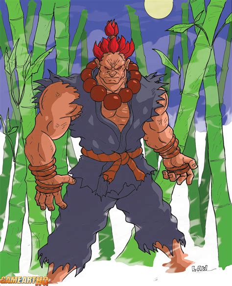 Akuma The Raging Demon From The Street Fighter Games