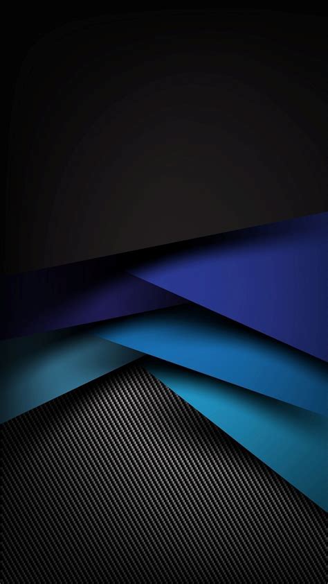 Black And Blue Geometric Abstract Wallpaper Geometric