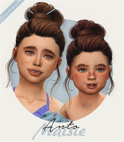 Fabienne Toddler Hair Sims 4 Sims Hair Sims 4