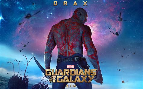 Guardians Of The Galaxy Digital Wallpaper Drax The Destroyer Marvel