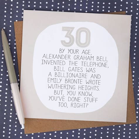 Funny 30th Birthday Cards For Son Funny 30th Birthday Gag Ts I