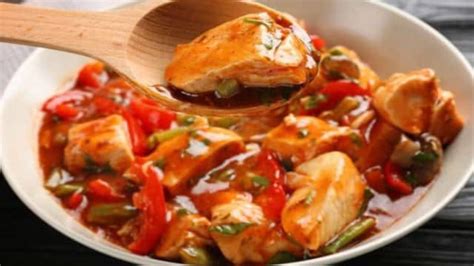 Poulet Aux Poivrons Recette Facile