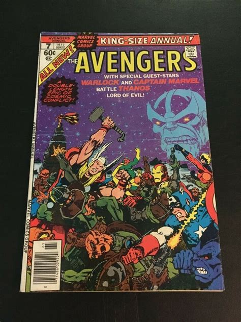 Avengers Annual 7 1977 Marvel Vg Ebay Avengers Avengers Comics