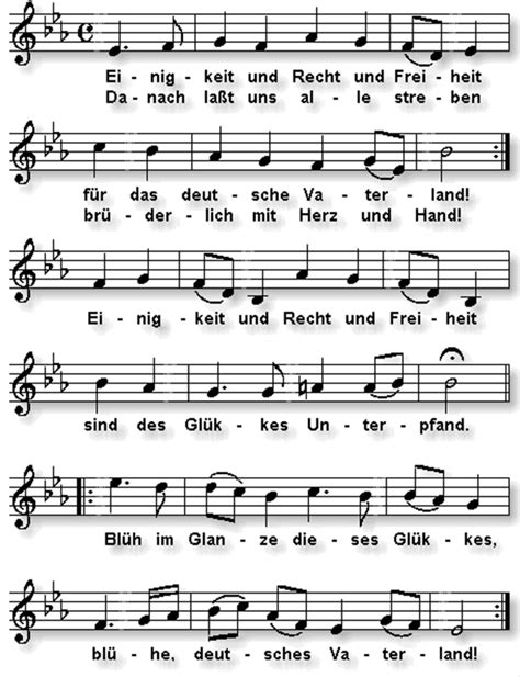Strophe Iii Die Deutsche Nationalhymne Das Deutschlandlied