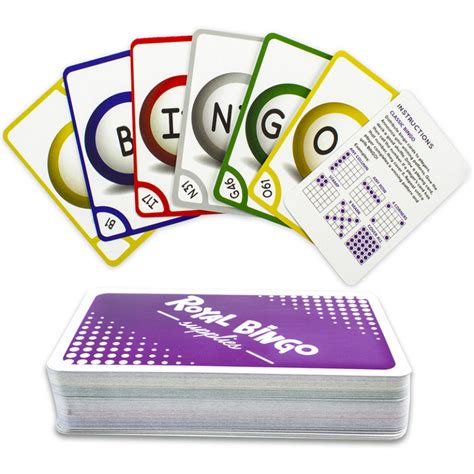 Jumbo Bingo Calling Cards Printable Bingo Cards