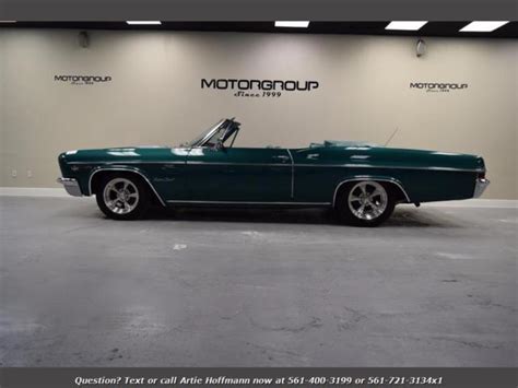 1966 Chevrolet Impala Ss Convertible Rare Turquoise Financing