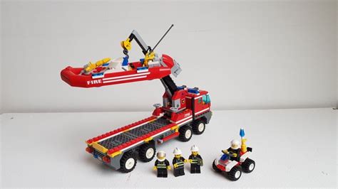 Lego City 3180 7213 7206 Tank Truck Off Road Fire Truck