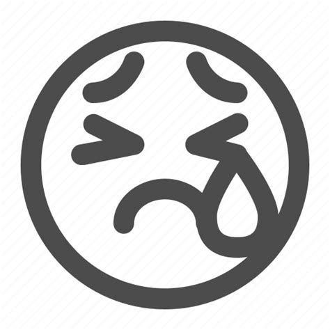 Crying Emoji Emoticon Sad Tear Icon
