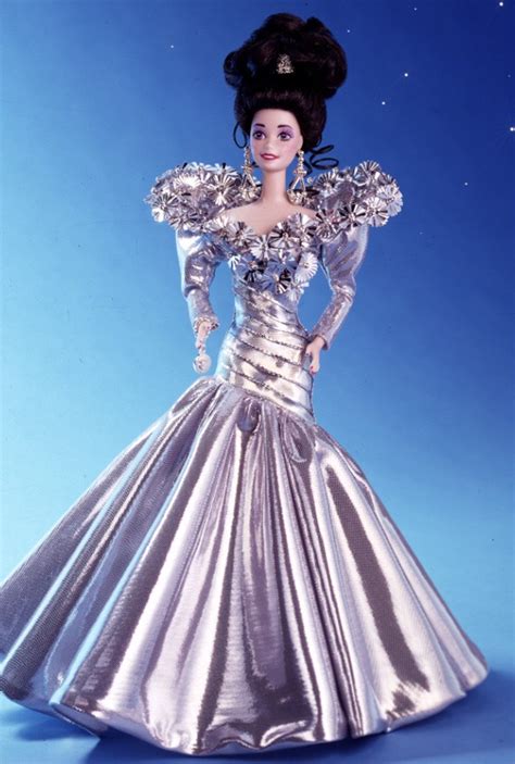 11305 Silver Starlight Barbie Porcelain Doll Peddlar