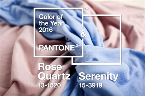 Pantone Trend Colors 2016 Rose Quartz And Serenity The Us