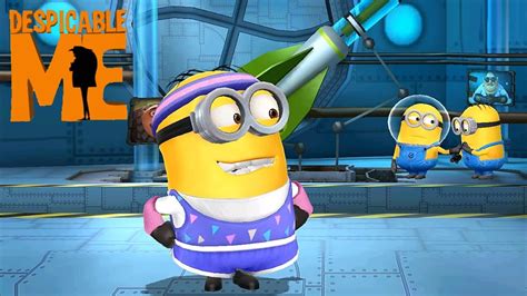Despicable Me Minion Rush Bratts Workout Golden Costume Youtube