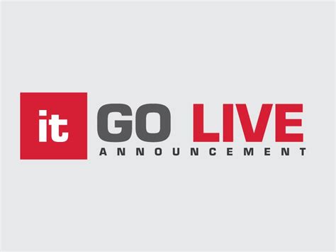 Go Live Announcement