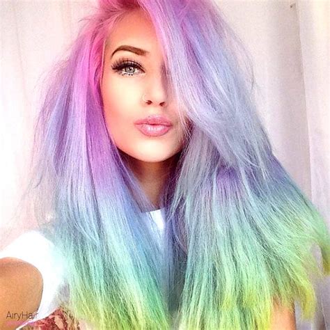 20 Crazy Rainbow Hair Extensions And Hair Color Ideas 2022