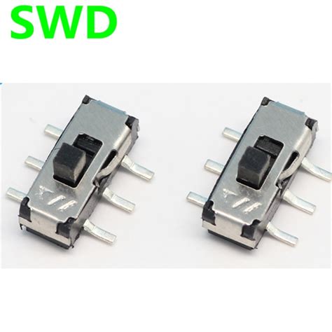 10pcs On Off Switch Pull Switch 2p2t 6 Pin Smd Slide Switch Dsc0011