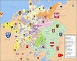 Holy Roman Empire in 1648 [3000x2378] : r/MapPorn