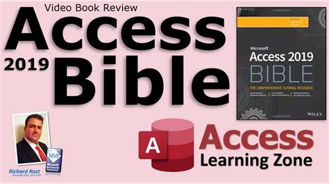 Microsoft Access 2019 Bible By Wiley Books Video Book Review Youtube
