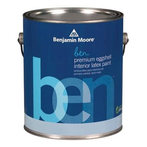 Benjamin Moore 1 Quart Ben Premium Eggshell Interior Latex White Paint