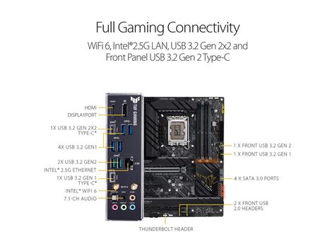 Asus Tuf Gaming Z690 Plus Wifi D4 Lga 1700intel®12thand13th Gen Atx