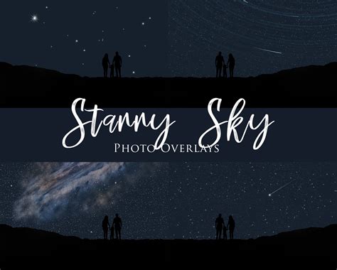 Realistic Night Sky Overlay Photoshop Etsy