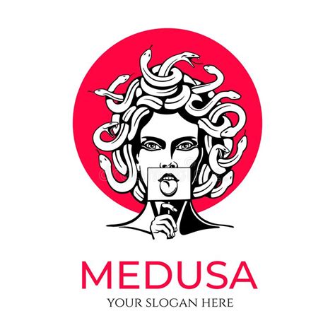 Medusa Gorgon Logo Head Of A Woman With Snakes Protective Amulet