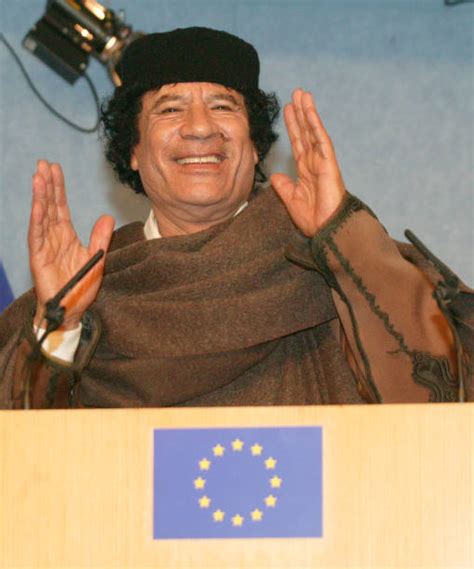 Libyan President Muammar Gaddafi Visits Brussels Photos And Images