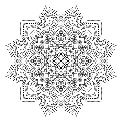 Beautiful Mandala Background With Arabesque Pattern Arabic Islamic East
