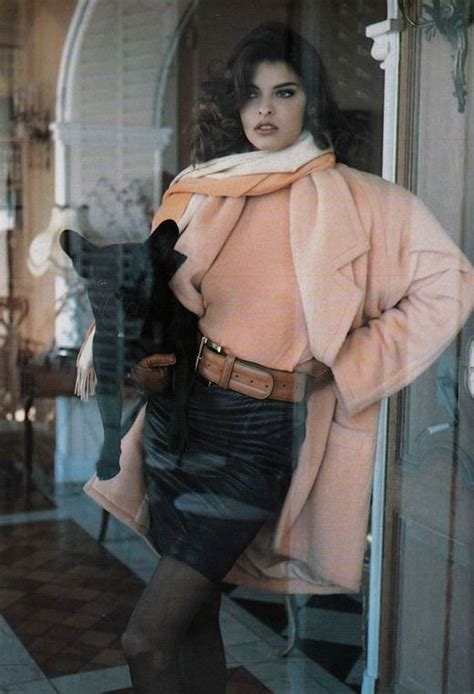 Vogue France 1987 Linda Evangelista By Patrick Demarchelier Vogue