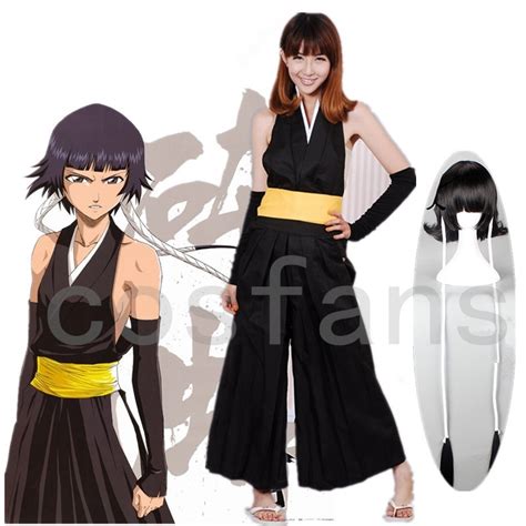 Anime Bleach 2nd Division Captain Soi Fon Cosplay Costume Soifon Sui Fon Full Set Battleframe