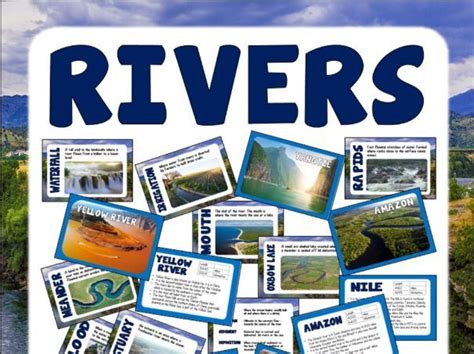 Rivers Posters And Information Pack Teaching Resources