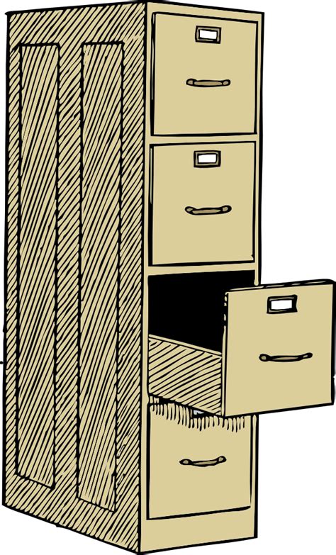 An item of office furniture comprised of a set of either drawers, or shelves with individual doors or panels, sized to standard widths of file folders and traditionally used for the. OnlineLabels Clip Art - Transfer Cabinet