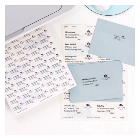 Crystal Clear Address Labels 959055 Avery Australia