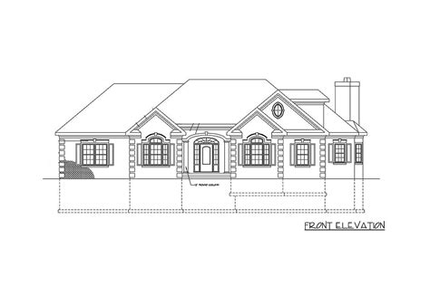 Classic Brick Ranch Home Plan 2067ga Architectural Designs House