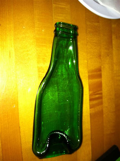 Melted Glass Bottle Plate